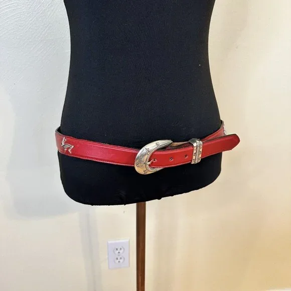Fetish | Accessories | Vintage Womens Red Texas Leather 